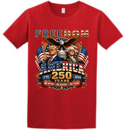 Freedom 250 Washington & Trump